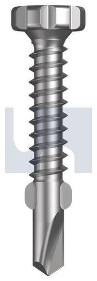SCREW SDM FLOWER SQ DRV ZINC 8-18 X 35